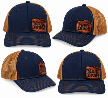 Custom Brand Cap Left corner