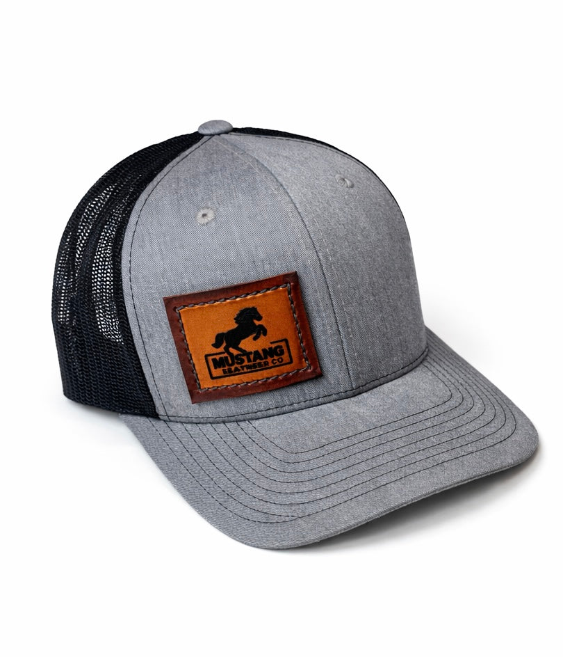 Grey and Black Richardson 112 Cap