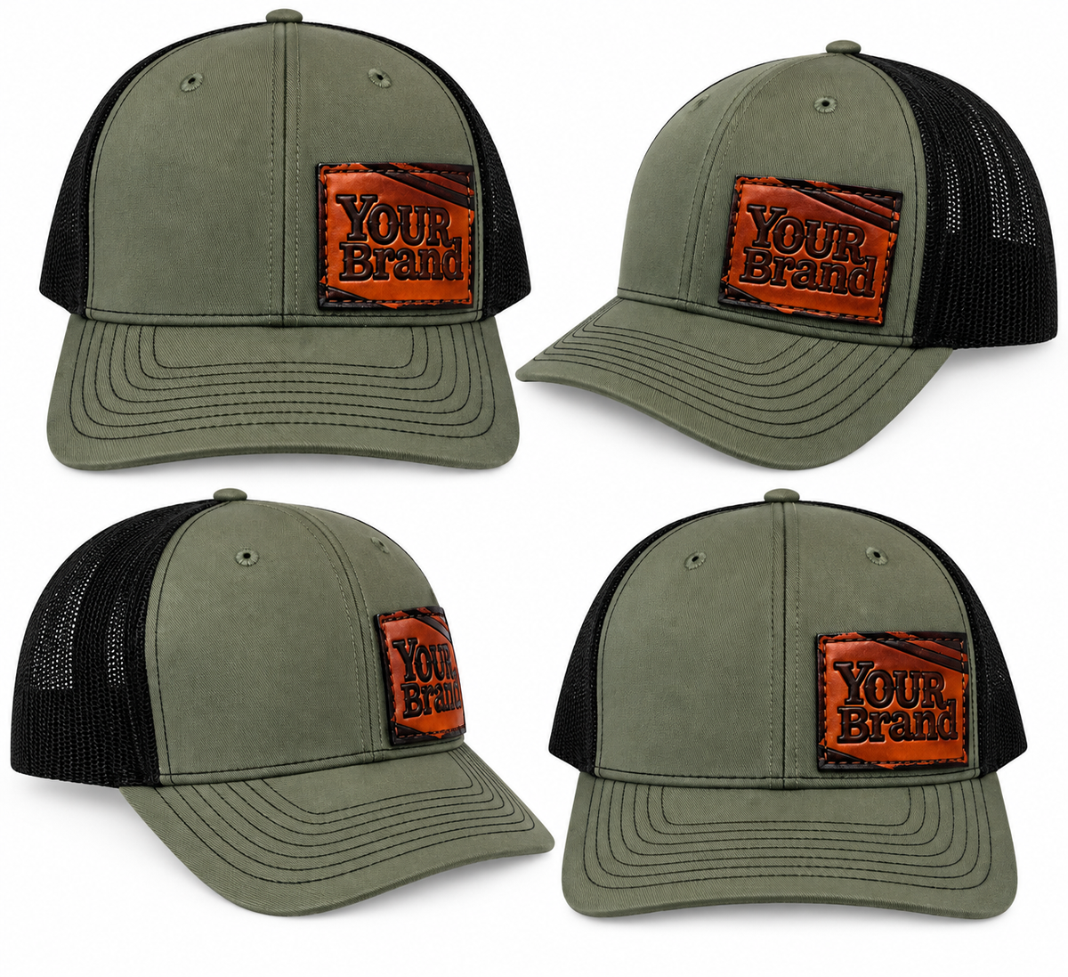 Custom Brand Cap Left corner