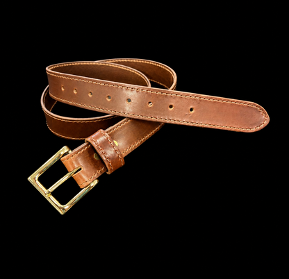 Rustic Brown Classic Leather Belt