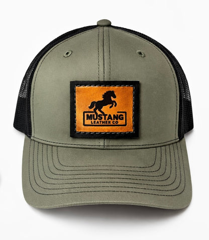 Camo Green and Black Richardson 112 Cap